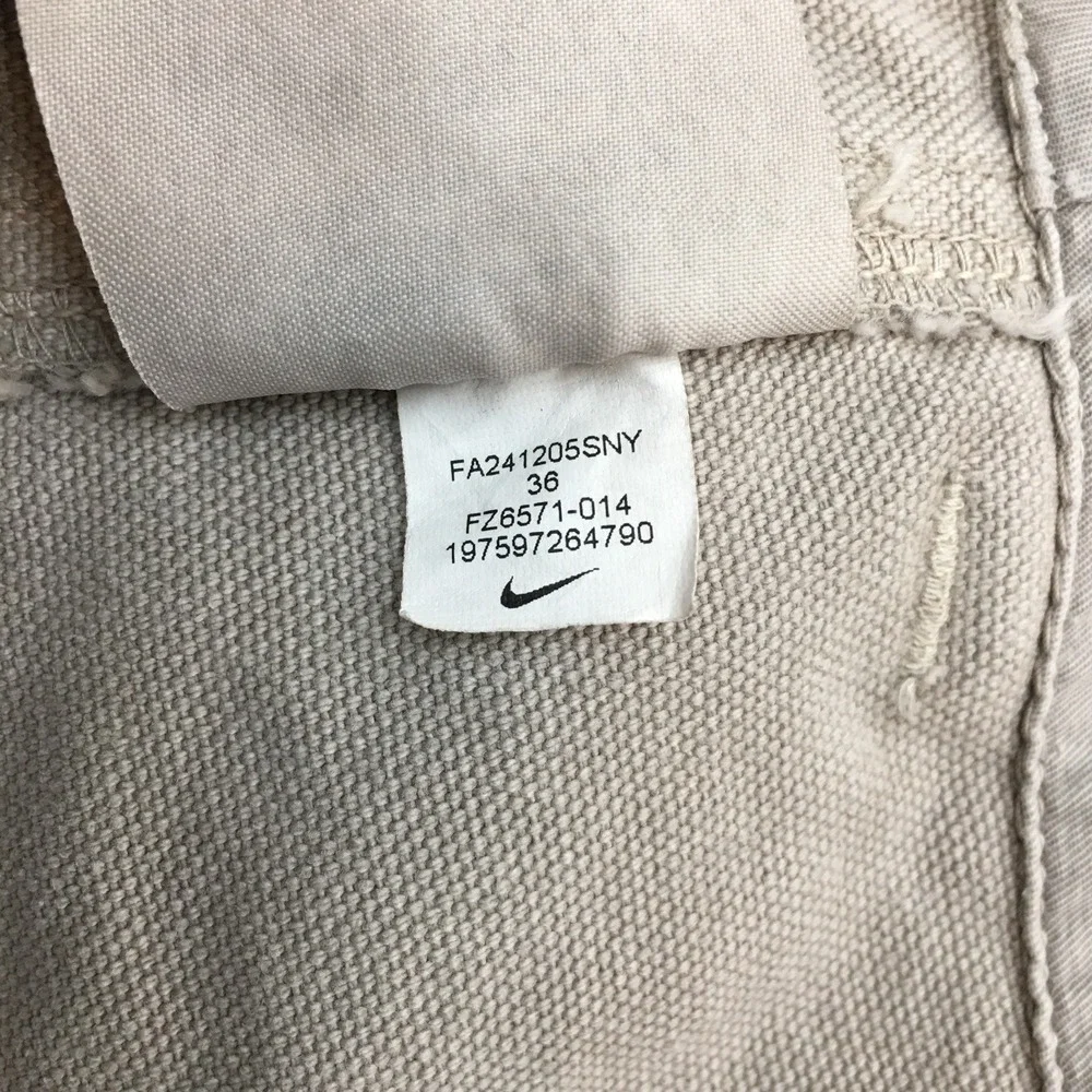 Nike Life Cargo Shorts Casual‎ Outdoor Canvas Cotton Mens Size 36 FZ6571